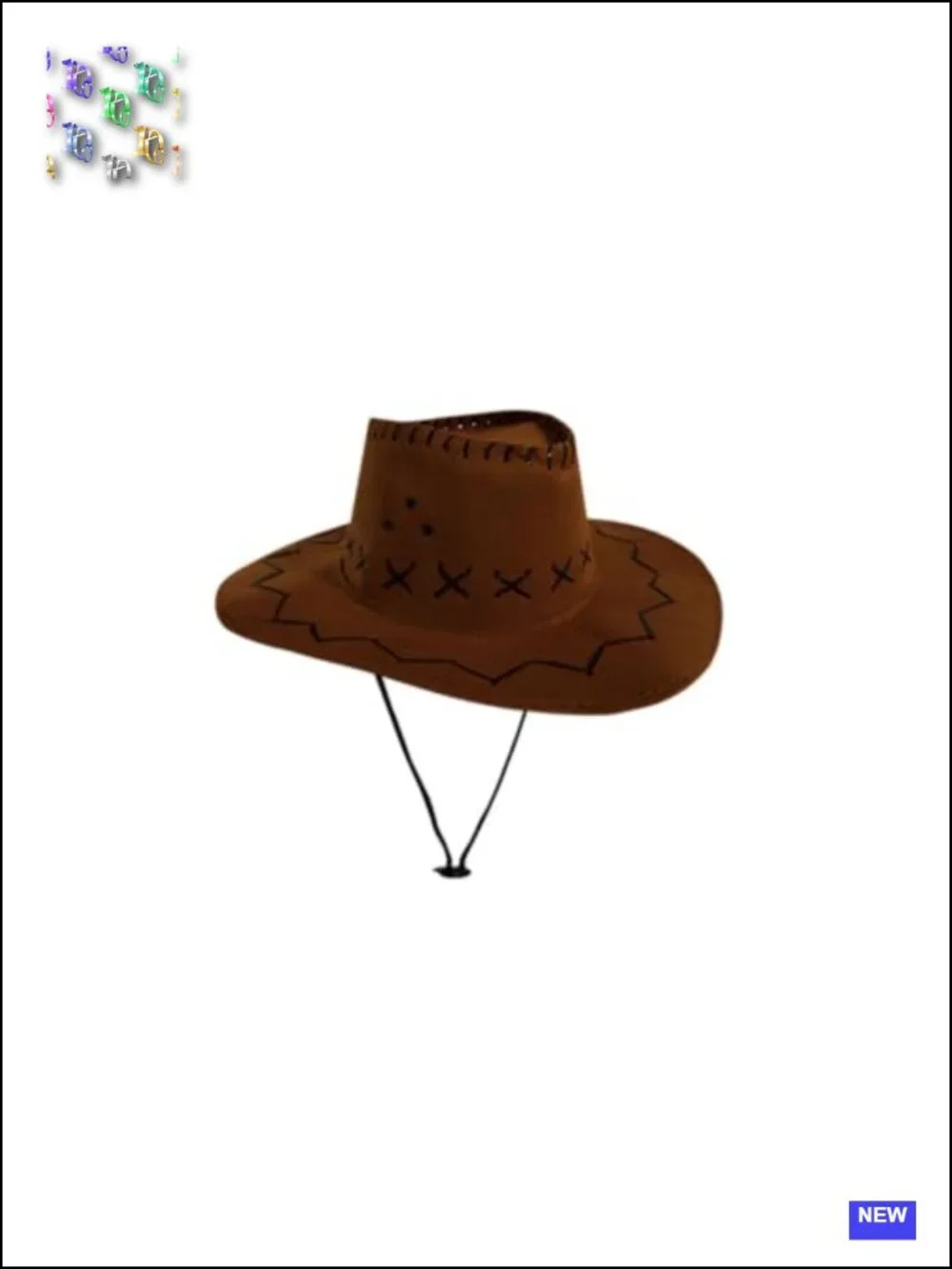 Toddler Girls Cowgirl Costume Skirt & Hat Halloween Party Dress Up 2-6Y
